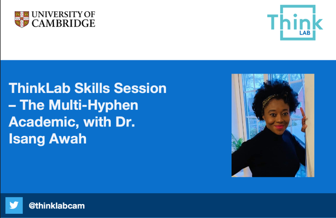 ThinkLab Hosts Isang Awah on the multi-hyphen academic